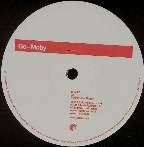 2006 UK Mute Vinyl 12" Single Record - Moby Featuring Debbie Harry's 'New York, New York' in House, Tech House, and Electro Genres