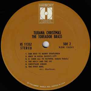1969 Harmony USA VG+ LP Vinyl Record: The Toreador Brass - Tijuana Christmas (Holiday/Latin/Pop/Jazz)