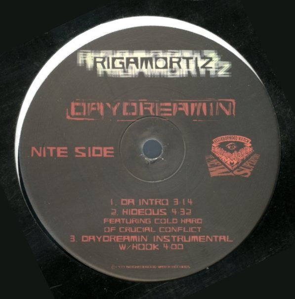 1999 US Chicago Hip Hop Vinyl EP - Rigamortiz's Daydreamin'