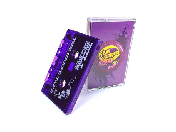 2017 Super Limited Edition Purple Hip - Hop Cassette: Bill Grapes - The Grape Tape with Download & Sticker