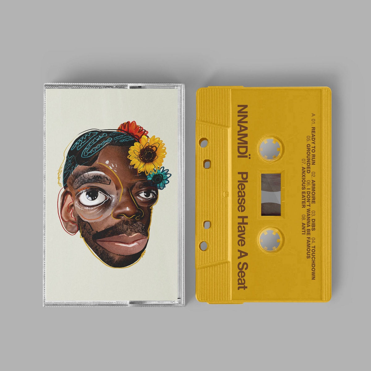 NNAMDÏ - 'Please Have A Seat' - Brand New 2022 Cassette Release by Sooper / Secretly Canadian, Yellow Tape, Featuring Chicago Local Hip Hop and Pop Music