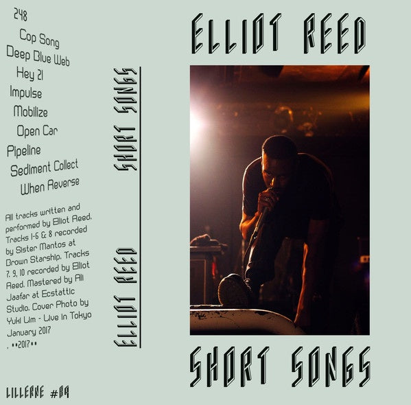 Elliot Reed's Short Songs - 2017 New Electronic / Pop Music Cassette from Lillerne Tapes