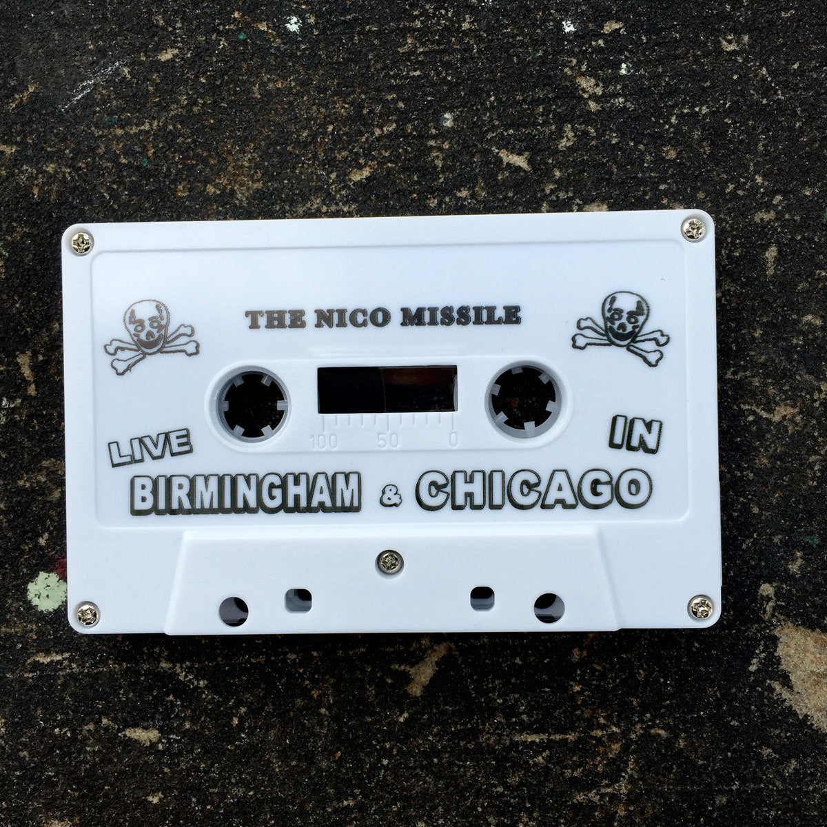 The Nico Missile - High - Quality 2016 White Tape with Digital Download of Live Performances in Birmingham and Chicago - Punk / Garage Rock from Cleveland, IL