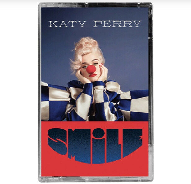 2020 Capitol USA Transparent Blue Cassette - Katy Perry's Pop Album Smile
