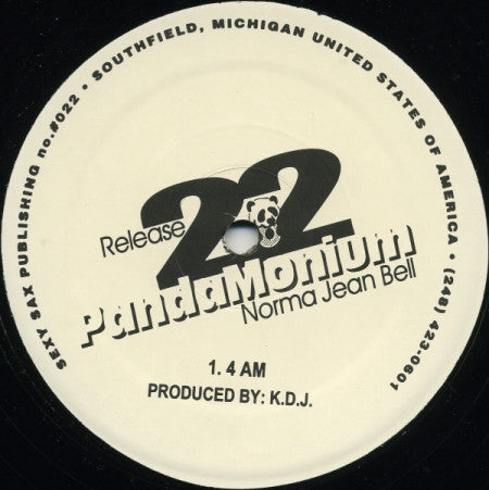 Norma Jean Bell - 4 AM 2002 US Pandamonium 12" Vinyl Single (VG+), House/Deep House