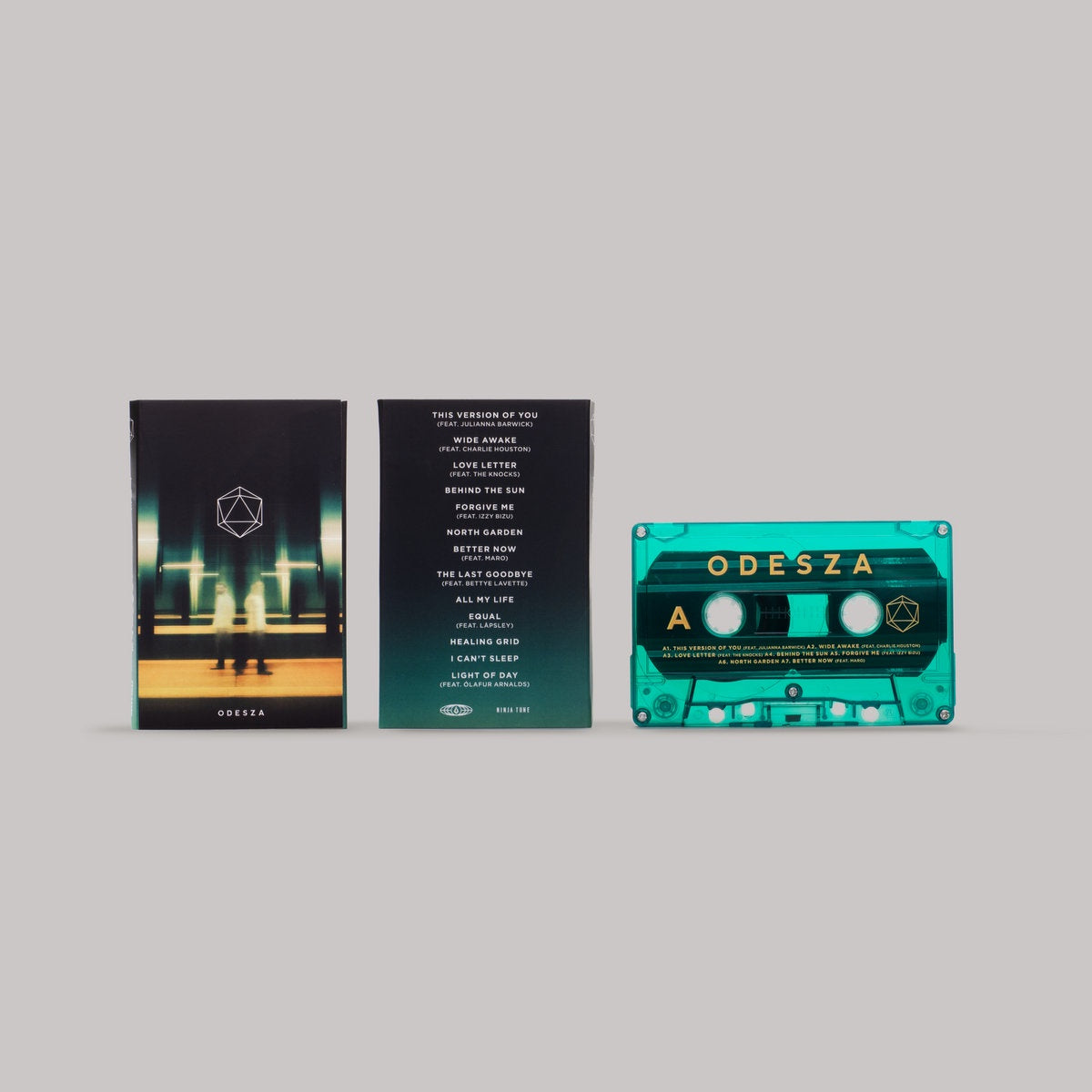 Odesza - The Last Goodbye: 2022 New Electronic / Ambient / Synth - Pop Music Cassette with Green Tape by Ninja Tune