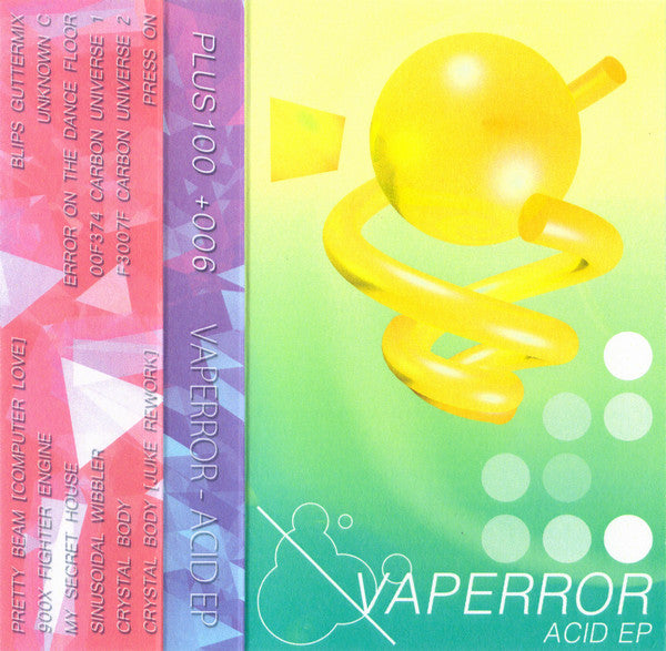 Vaperror - Acid Arcadia EP - 2016 Limited Edition Green Cassette Album in Electronic, Acid, Juke, and Footwork Genres