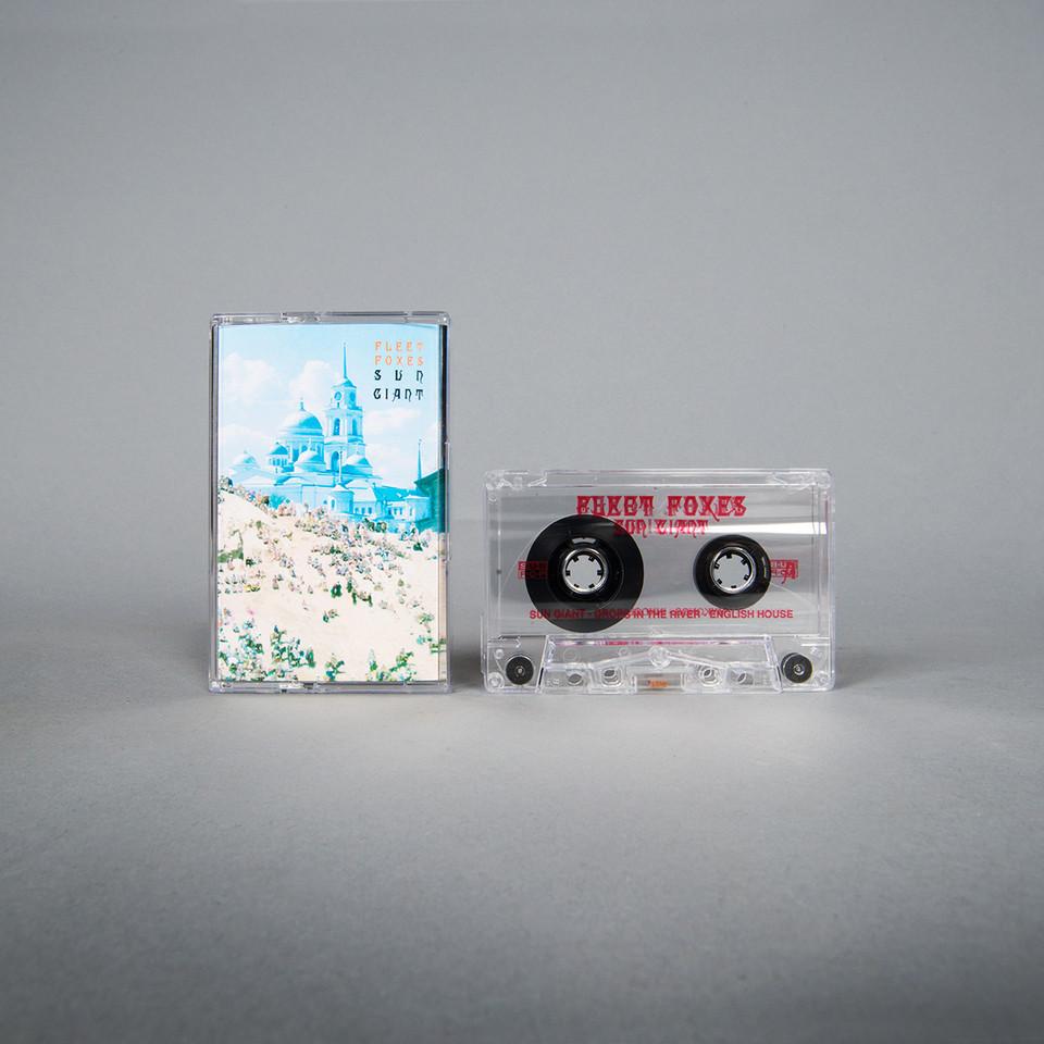 Fleet Foxes - Sun Giant 2016 New Clear Tape Cassette EP in Folk Rock and Indie Rock Genre by Sub Pop Records