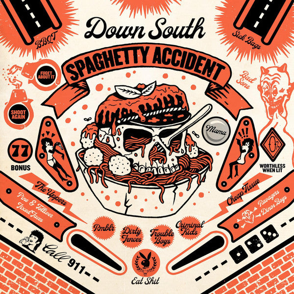 Various - Down South Spaghetty Accident - Mint- LP Record 2019 Spaghetty Town USA Vinyl - Rock & Roll / Punk