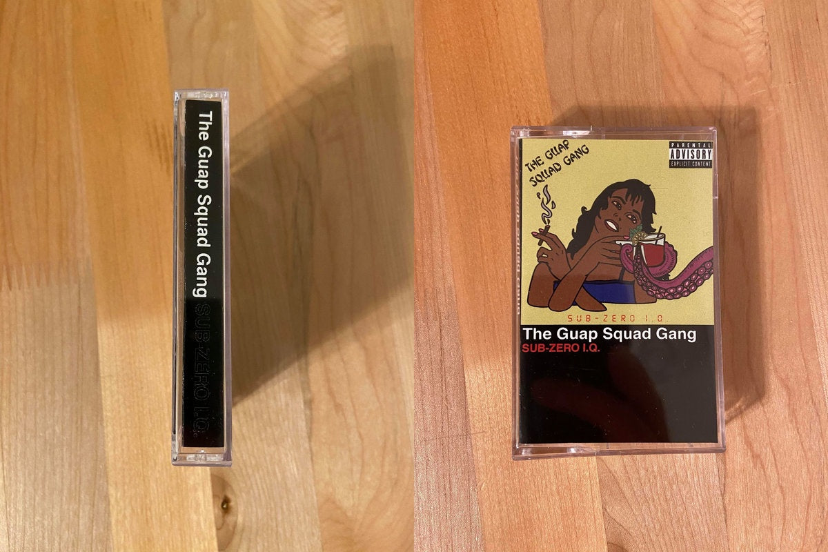 The Guap Squad Gang - Sub-Zero I.Q. - Brand New Self-Released 2021 Cassette Tape Featuring Chicago Hip Hop, Dancepunk, and Funk Music