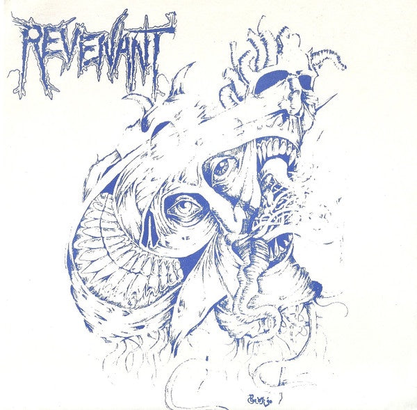 Revenant – Distant Eyes - Mint- 7 EP Record 1990 Thrash France Vinyl & Insert - Death Metal