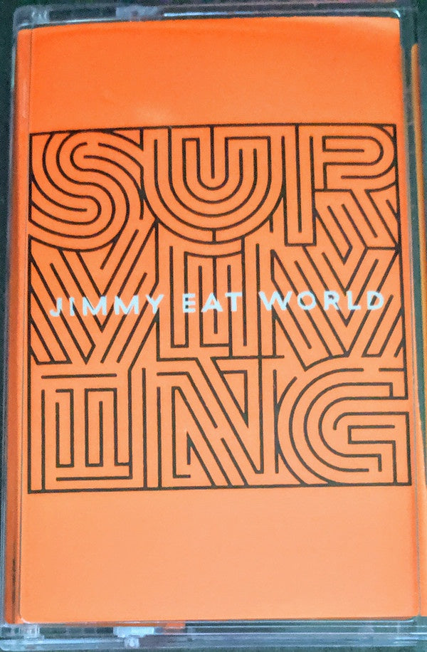 Jimmy Eat World - Surviving - Brand New Orange Cassette Album from 2019 RCA USA in Alternative Rock / Emo Genre