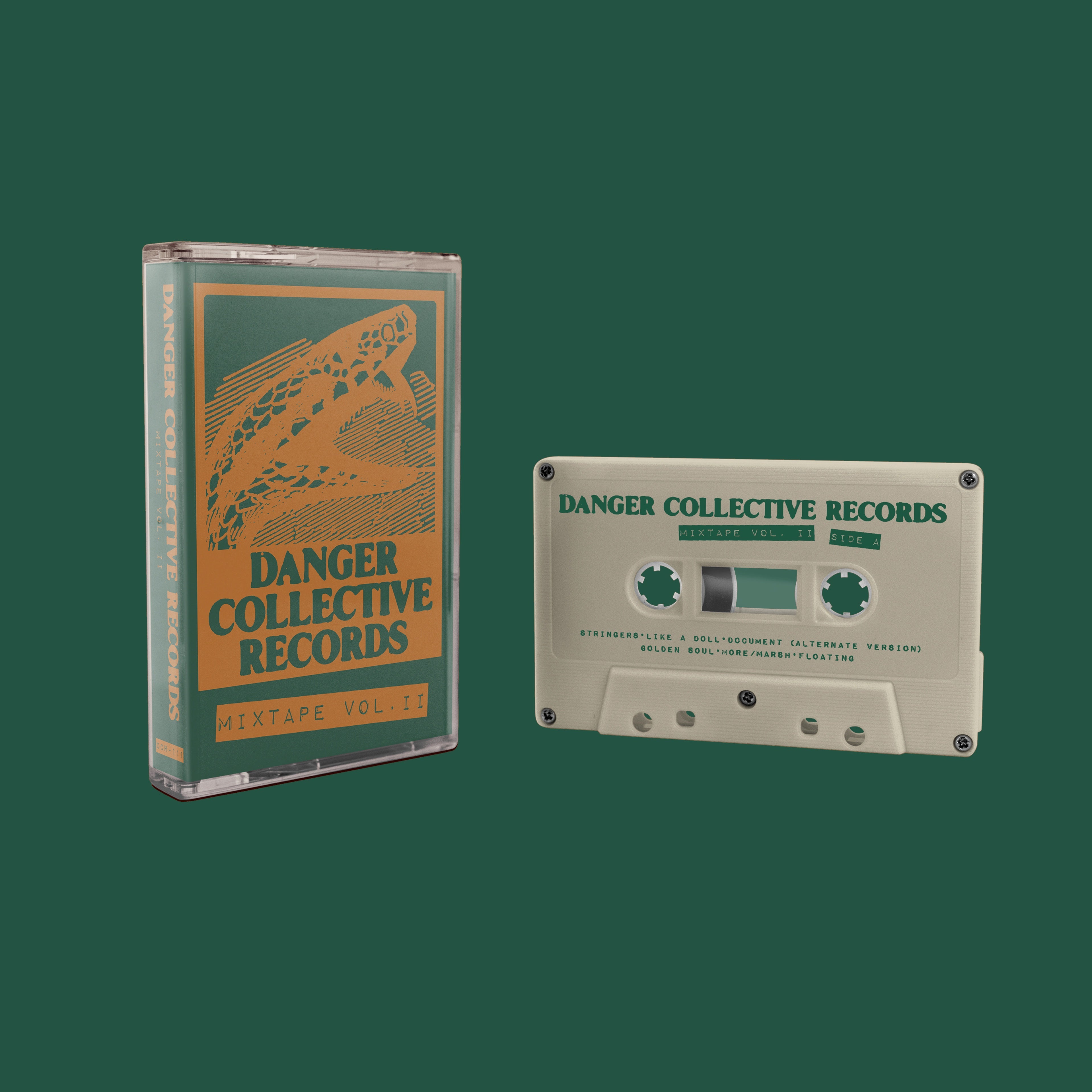 2021 USA New Cassette Tape - Danger Collective Records Mixtape Vol. II, Indie/Garage/Post - Punk