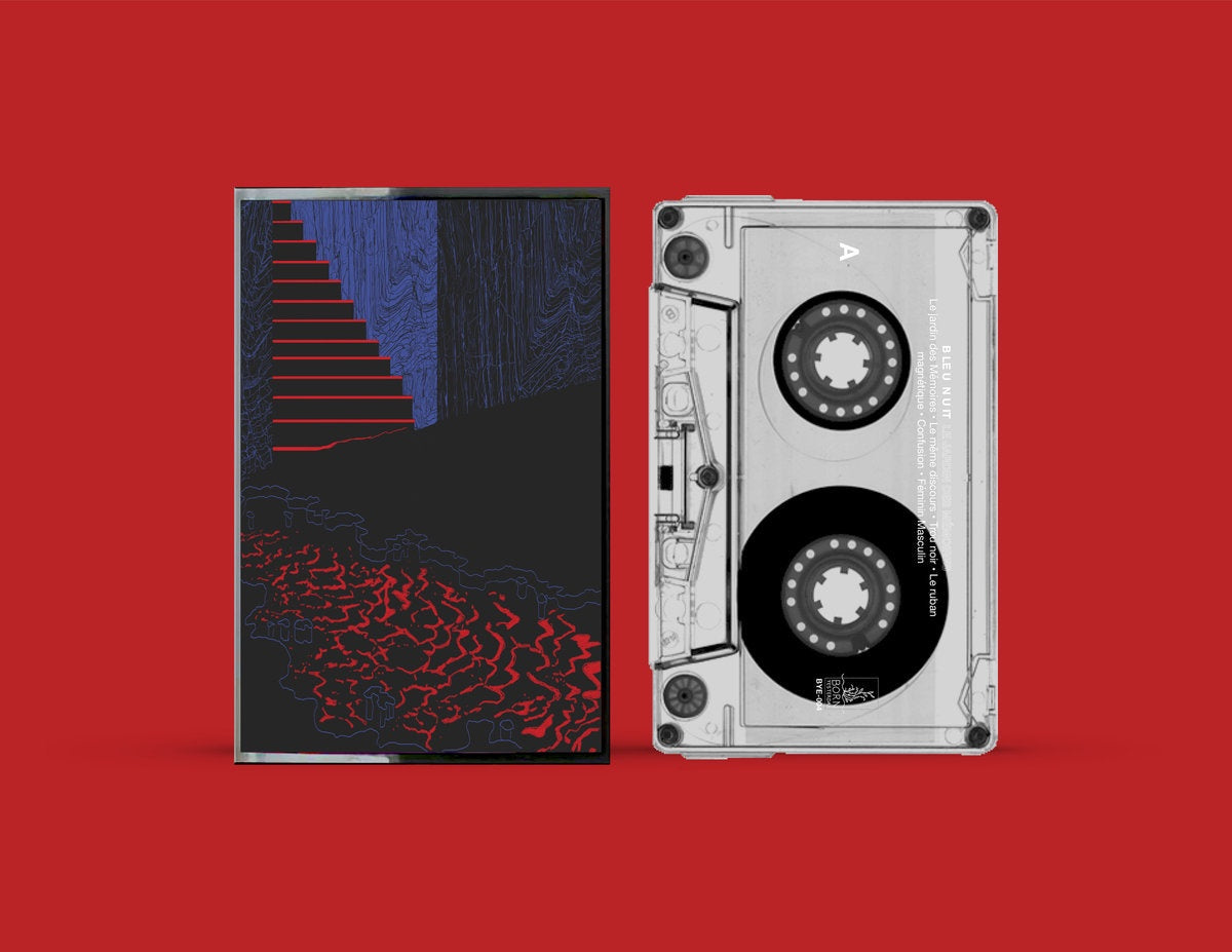 2019 New Bleu Nuit - Le Jardin Des Mémoires Cassette Tape - Post Punk / Jangle Pop / Dark Wave