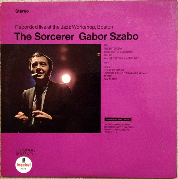 1967 USA Original Gabor Szabo - The Sorcerer VG+ LP Vinyl in Soul - Jazz Genre