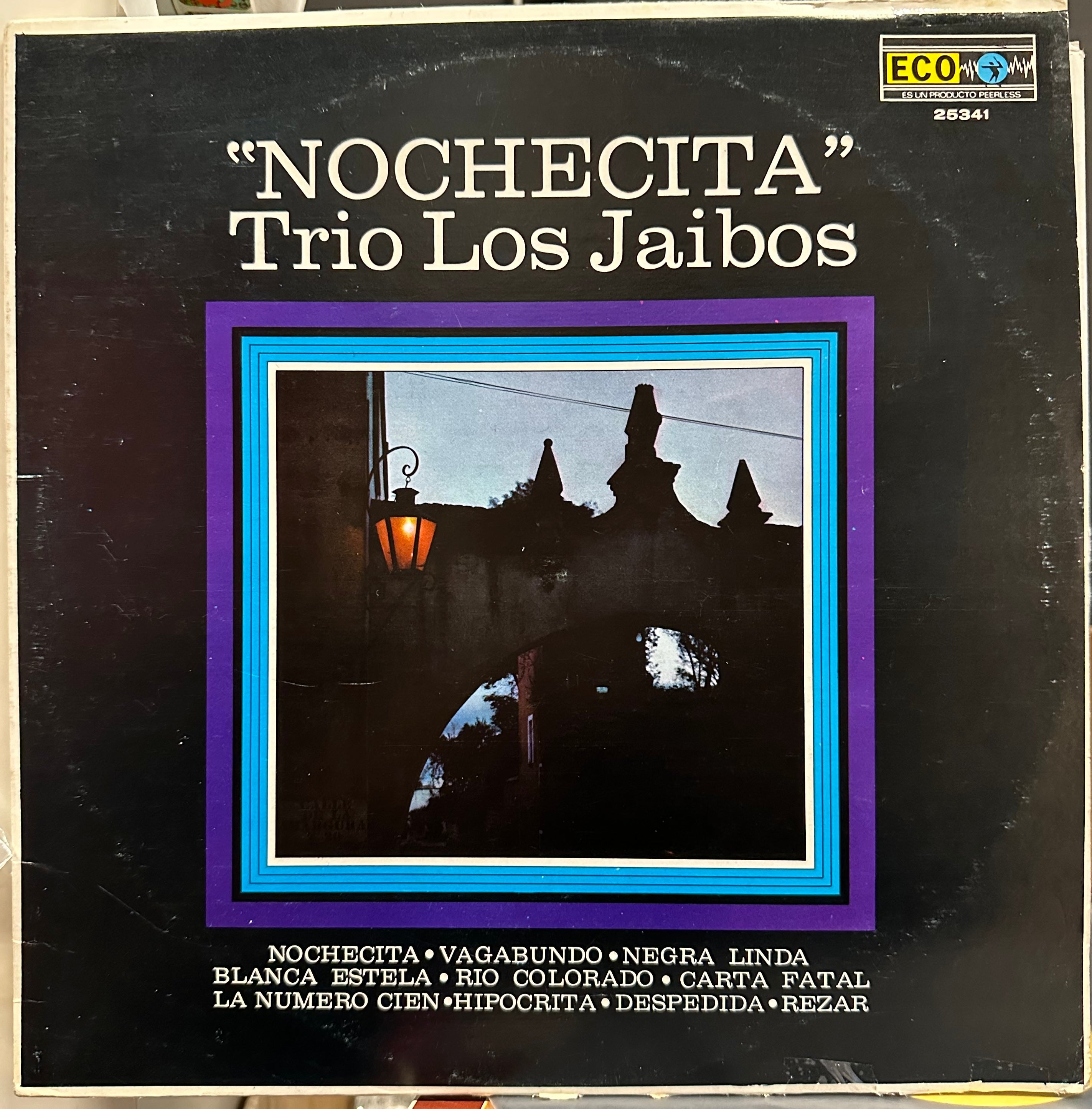 Trío Los Jaibos - Nochecita - VG+ LP Record 1965 Eco Mexico Vinyl - Latin / Bolero / Corrido