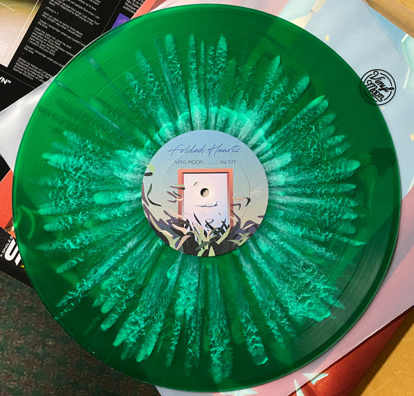 Various - Vinyl Moon Volume 073: Folded Hearts - Mint- LP Record (NO ORIGINAL COVER) 2021 Forest Green w/ White Splatter Vinyl - Indie Rock / Pop Rock