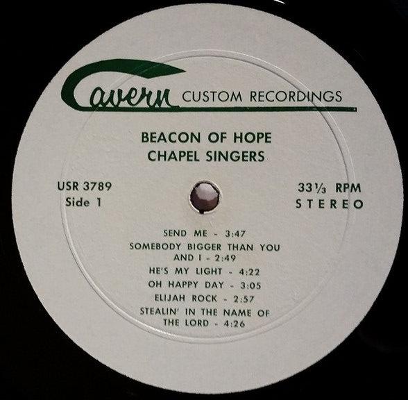 1971 Beacon Of Hope Chapel Singers - Over The Walls - Very Good Plus (VG+) LP Vinyl Record in Soul / Gospel Genre from Cavern Custom USA Kansas State Penitentiary