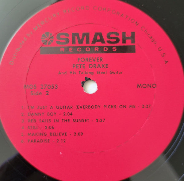 1964 Original Mono Vinyl LP Record - Pete Drake & His Talking Steel Guitar's Country/Instrumental Album 'Forever' - VG+ Condition, Smash Records USA