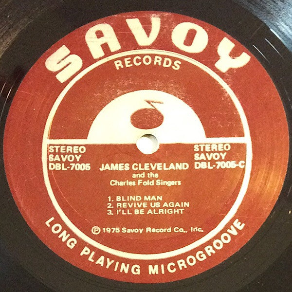 1975 Savoy USA Vinyl: Rev. James Cleveland & The Charles Fold Singers - Gospel Soul LP