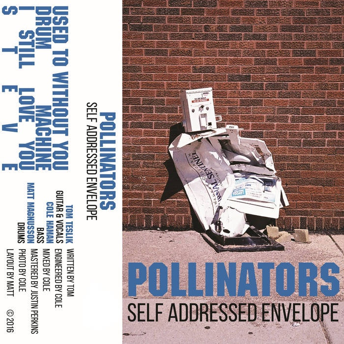 Pollinators - 2019 New Cassette Clear Tape Indie Rock Vinyl with Self - Addressed Envelope
