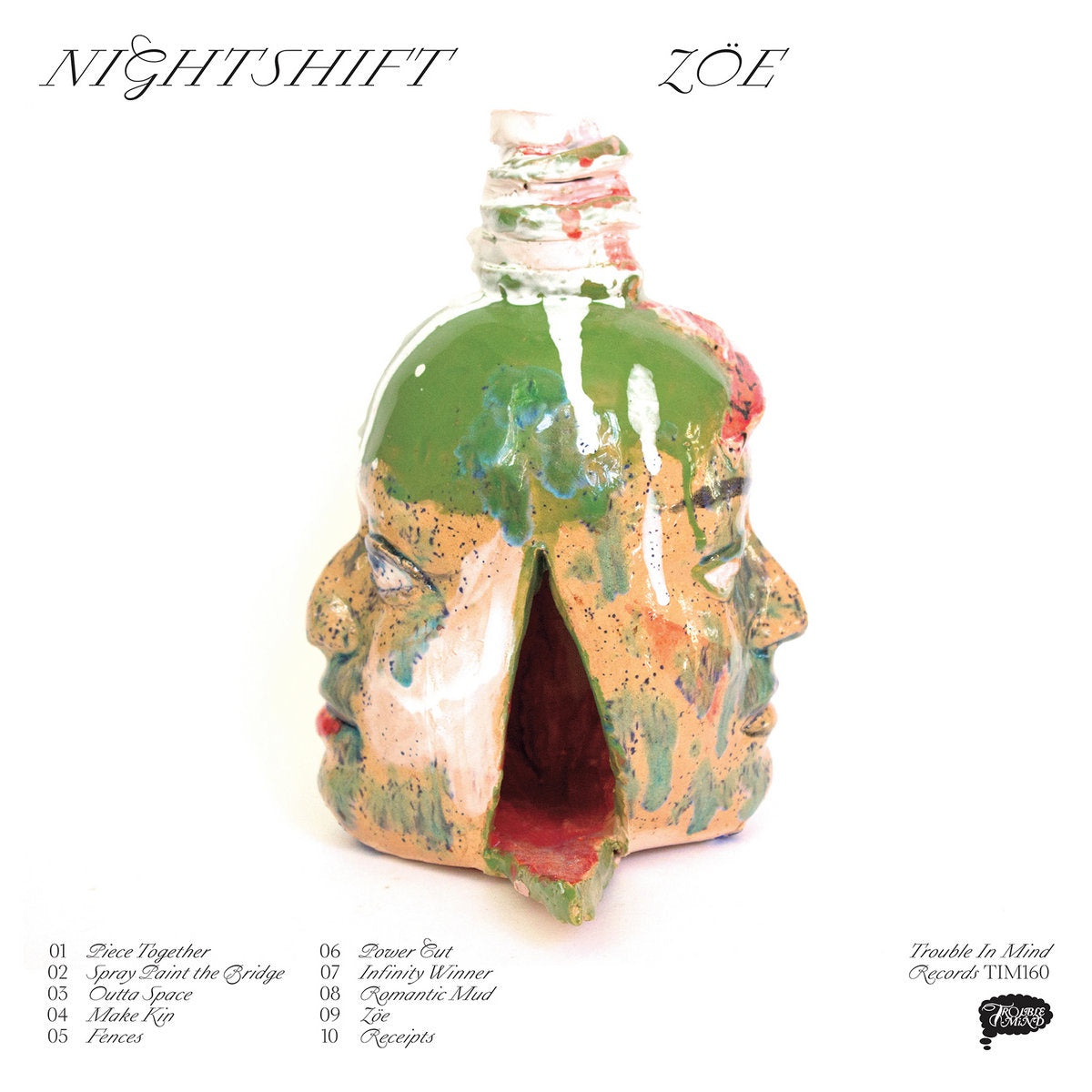 2021 Zoe Nightshift New Experimental Rock Cassette - Trouble In Mind Tape