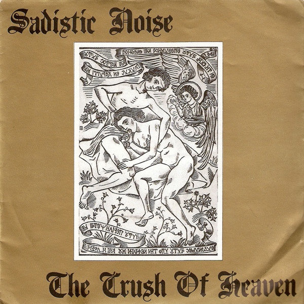 Sadistic Noise – The Crush Of Heaven - Mint- 7 EP Record 1993 Molon Lave Greece Clear Vinyl - Black Metal, Death Metal