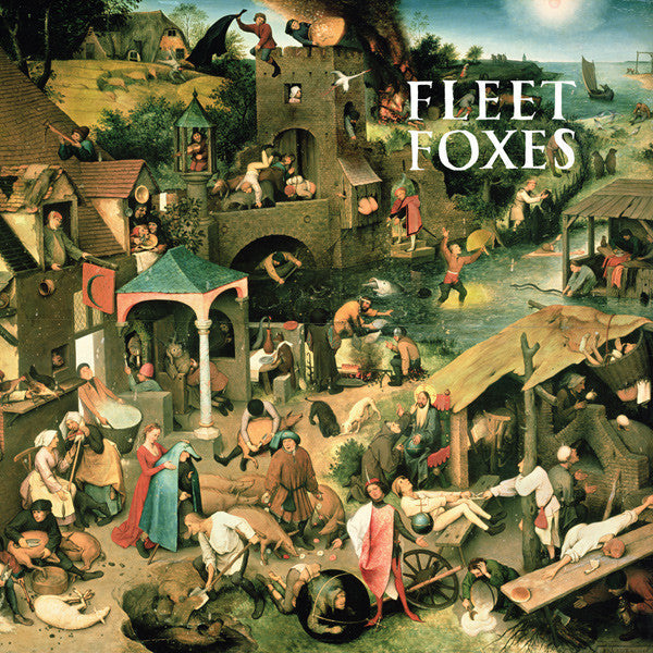 Fleet Foxes - Self - Titled Indie and Folk Rock Vinyl Record Album (2008 Release, 2013 Sub Pop Reissue, VG+ Condition, 2 LP Set with Inserts)