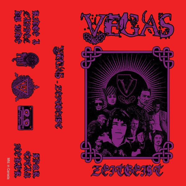 2022 Vegas - Zeitgeist New Purple Punk / Hardcore / Heavy Metal Cassette Tape from Tape House USA