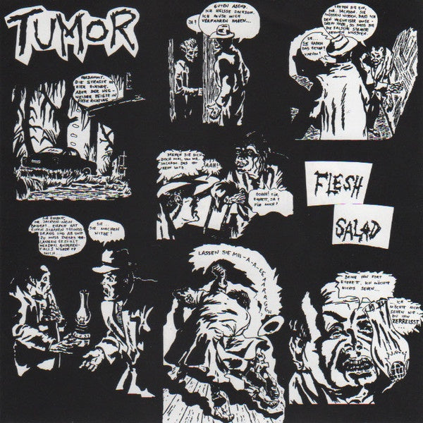 Tumor – Flesh Salad - Mint- 7 EP Record 1992 Mental Derangement Germany Red Vinyl & Numbered - Noisecore