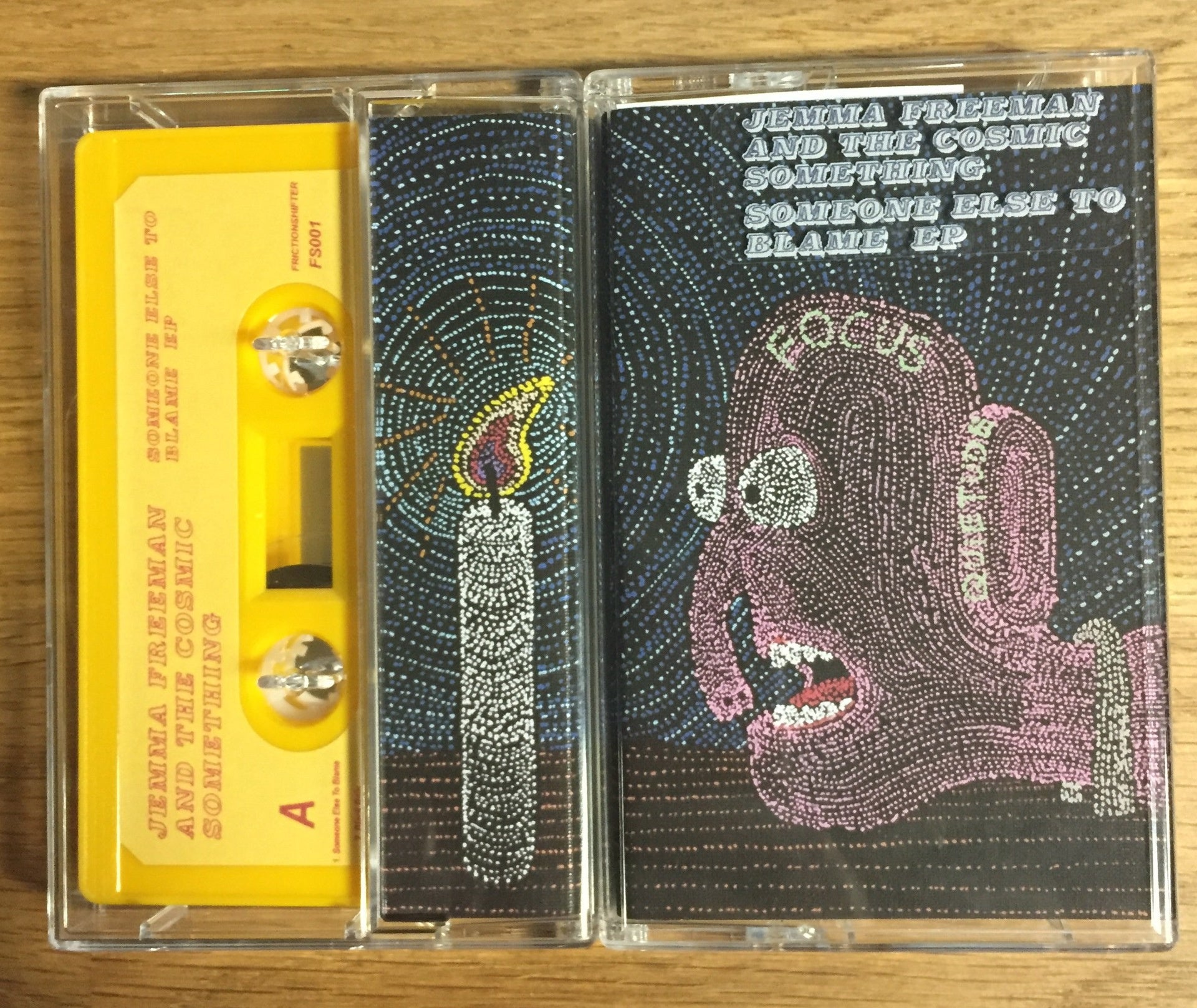 Jemma Freeman & The Cosmic Something - 'Someone Else to Blame' Extended Play - Brand - New Cassette Tape - 2017 Friction Shifter Limited Edition Yellow - Colored Tape (Only 100 Units Produced!) - British Alternative / Dream Pop Music Cassette