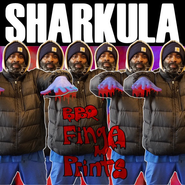 2021 New Limited Edition Sharkula - BBQ Fingaprints Clear Red Tape Hip Hop Cassette