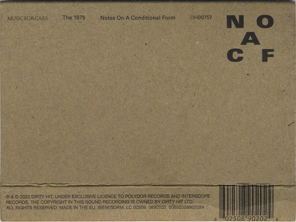 The 1975 - Notes On A Conditional Form: 2020 Brand - New Neon Translucent Yellow Cassette Imported from UK in Pop / Rock Music Genre by Dirty Hit