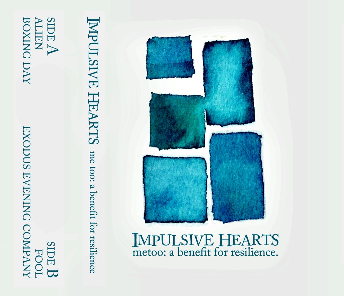 2019 New Indie Pop Cassette - Impulsive Hearts - 'Me Too' Benefit for Resilience, Chicago, IL