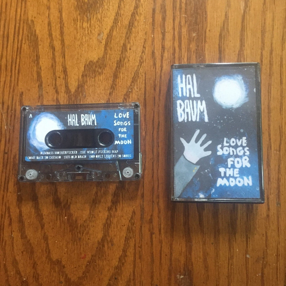 Hal Baum's Indie Folk Love Songs for the Moon - Brand New Cassette Album Released in 2019 by Preserve Records from USA