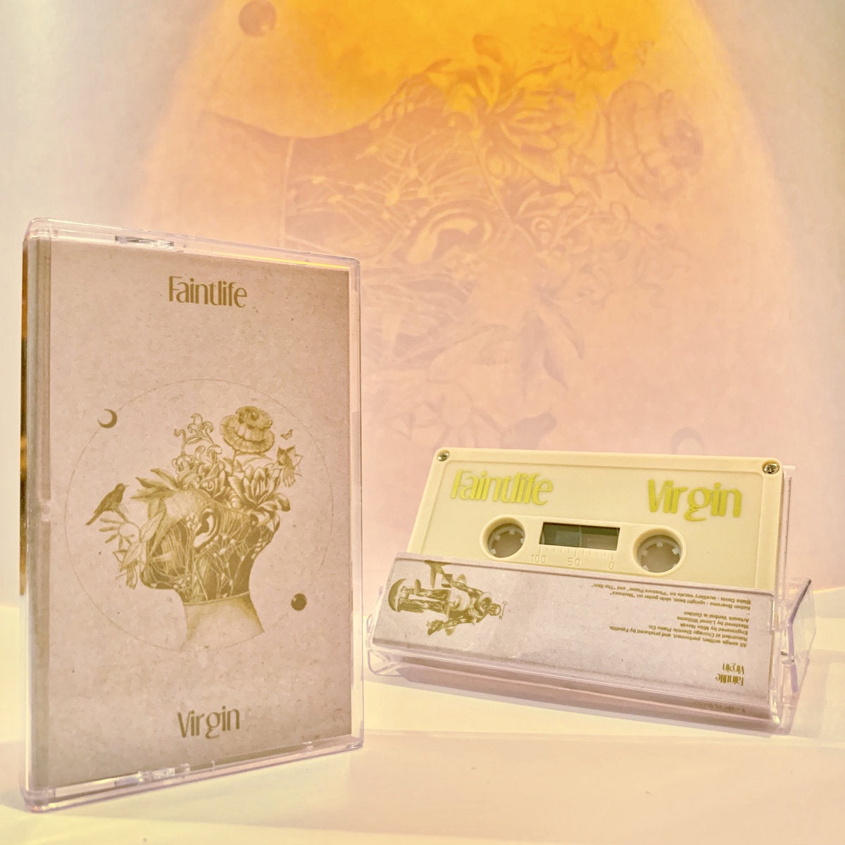 Faintlife - Brand - New Virgin Cassette Tape from 2018 in the USA with Ivory Color - Chicago Rock and Psychedelic Music