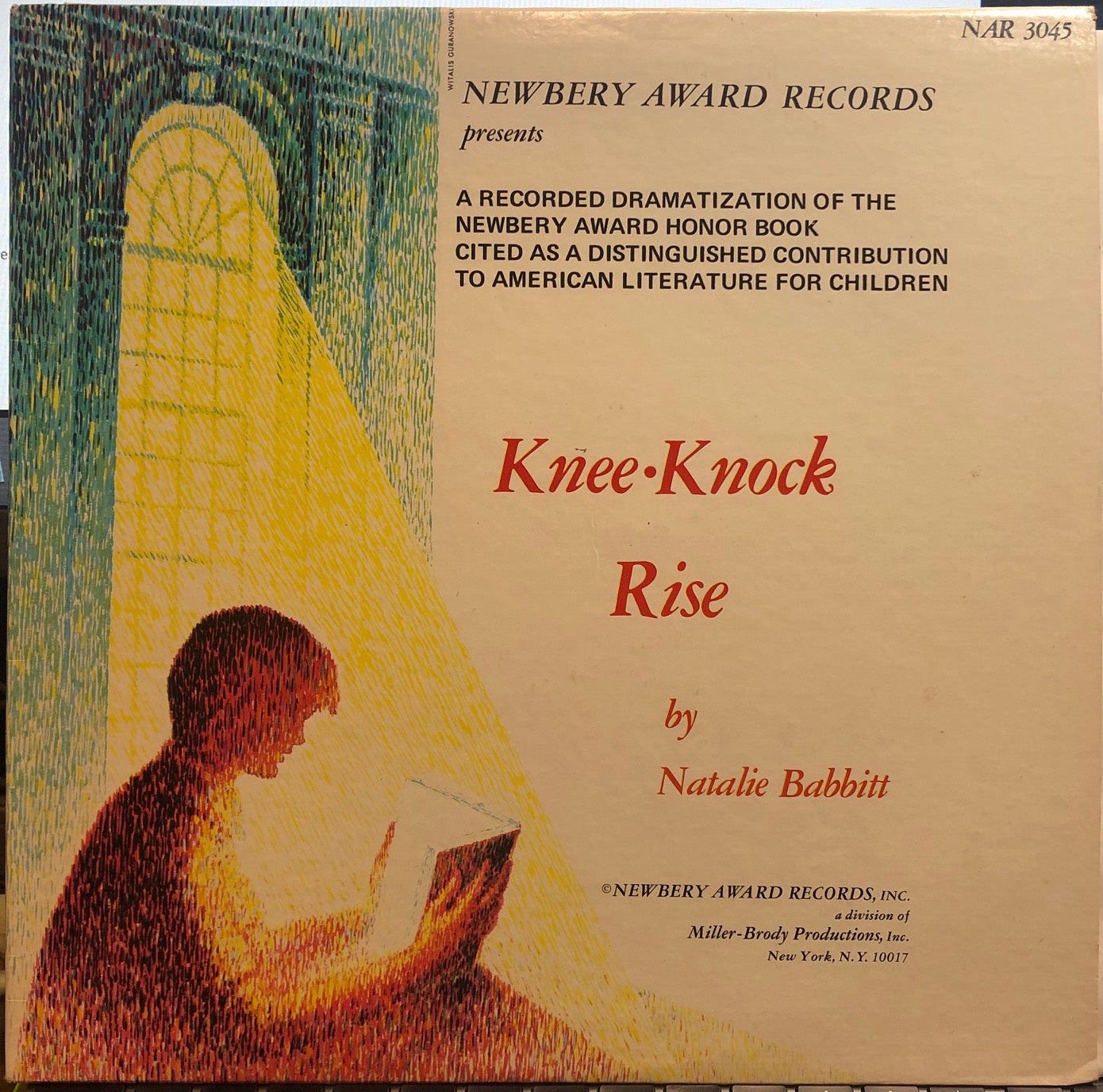 1970 Newbery Award USA VG+ LP Vinyl Record - Natalie Babbitt's Knee Knock Rise