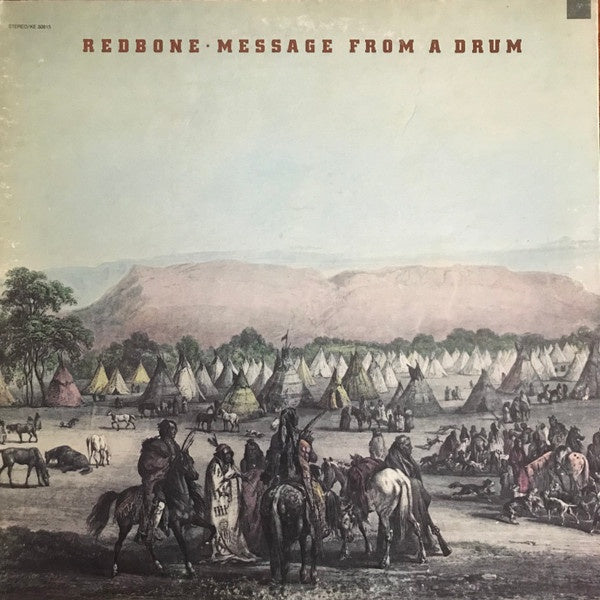1971 Epic USA VG+ LP Vinyl Record: Redbone's Message From A Drum - Rock & Blues Rock