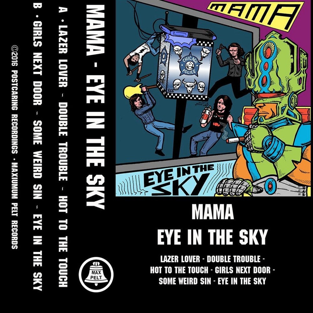 2016 Mama's Eye In The Sky Green Tape - Chicago Indie/Power Pop Cassette