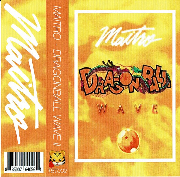 2017 Maitro Dragonball Wave II Limited Glitter Clear Cassette - Vaporwave Electronic Album