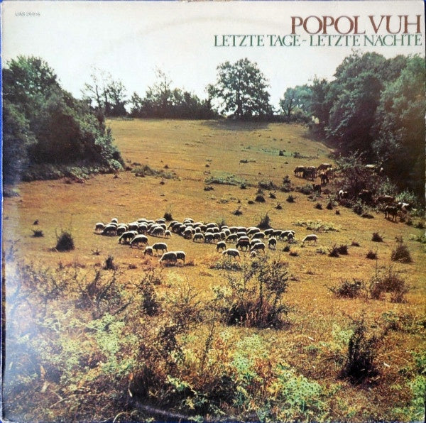 Popol Vuh - Final Days - Final Nights - Vintage Good Plus (VG+) LP Vinyl Record from 1976, United Artists France Original Release, Featuring Krautrock, Experimental, and Folk Rock Genres
