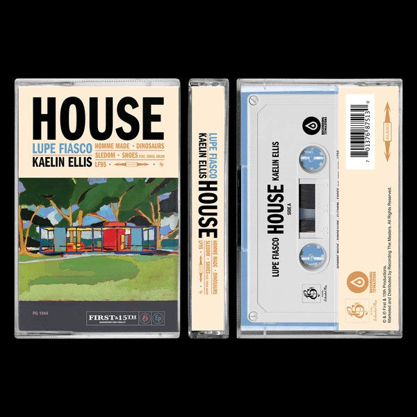 Lupe Fiasco - House Hip Hop Music Cassette Tape Released in 2021 by 1st & 15th