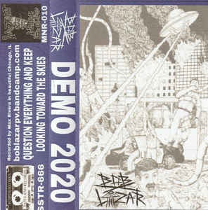 2020 BobxLazar Demo Cassette Album - Power Violence Punk from USA