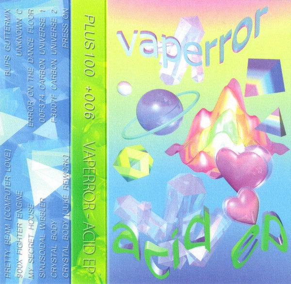 Vaperror - Acid Arcadia EP - 2016 Limited Edition Green Cassette Album in Electronic, Acid, Juke, and Footwork Genres