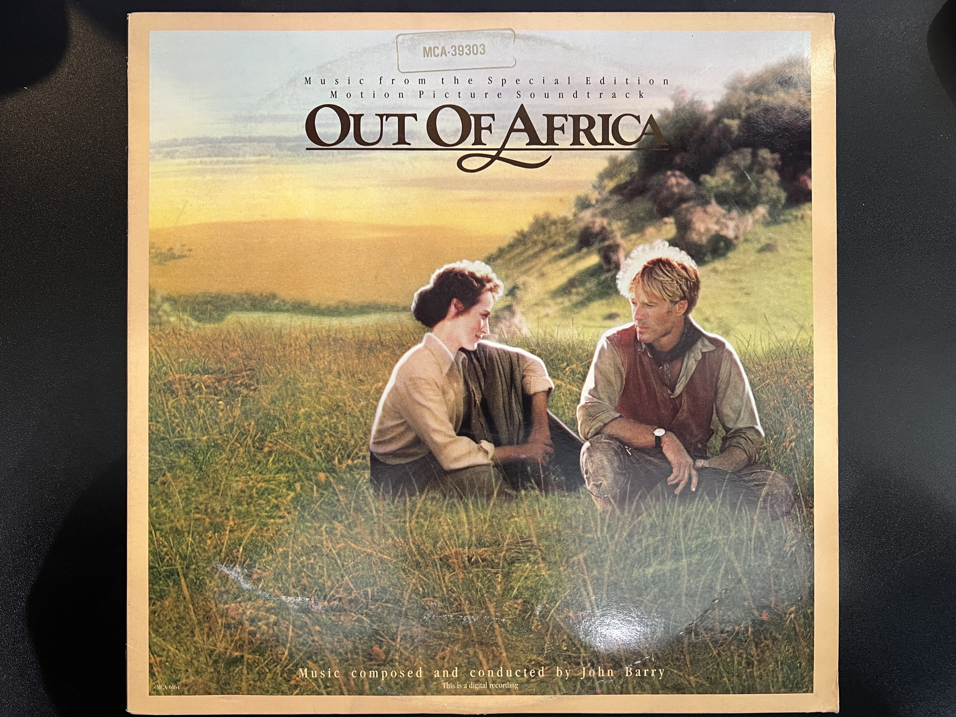1986 MCA USA Mint LP Vinyl Soundtrack - John Barry's Out Of Africa