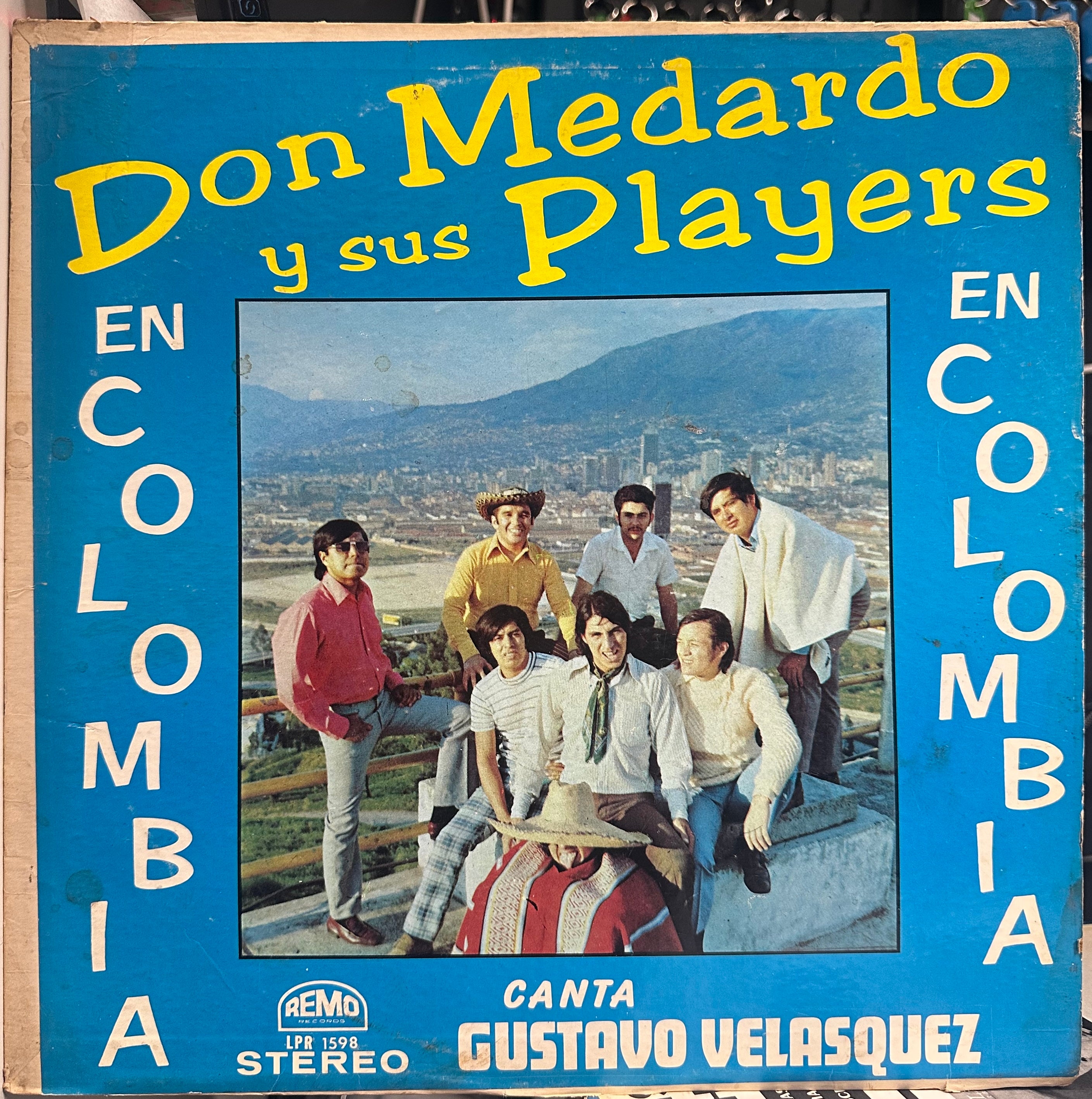 1967 Don Medardo Y Sus Players Performing Gustavo Velásquez's Songs - A Latin Cumbia Vinyl LP Record from Remo USA in VG+ Condition