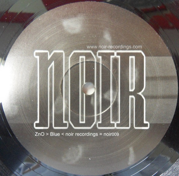 2003 UK Noir Vinyl 12-Inch Single Record of Drum n Bass Genre Featuring Blue / ZnO - Animal / The Wretched