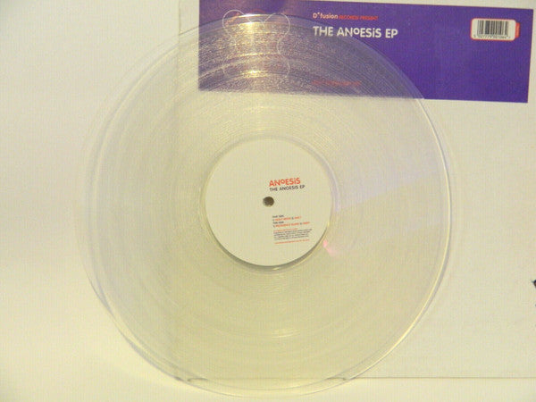 1994 UK Clear Vinyl Anoesis - The Anoesis EP - Breakbeat Electronic Record