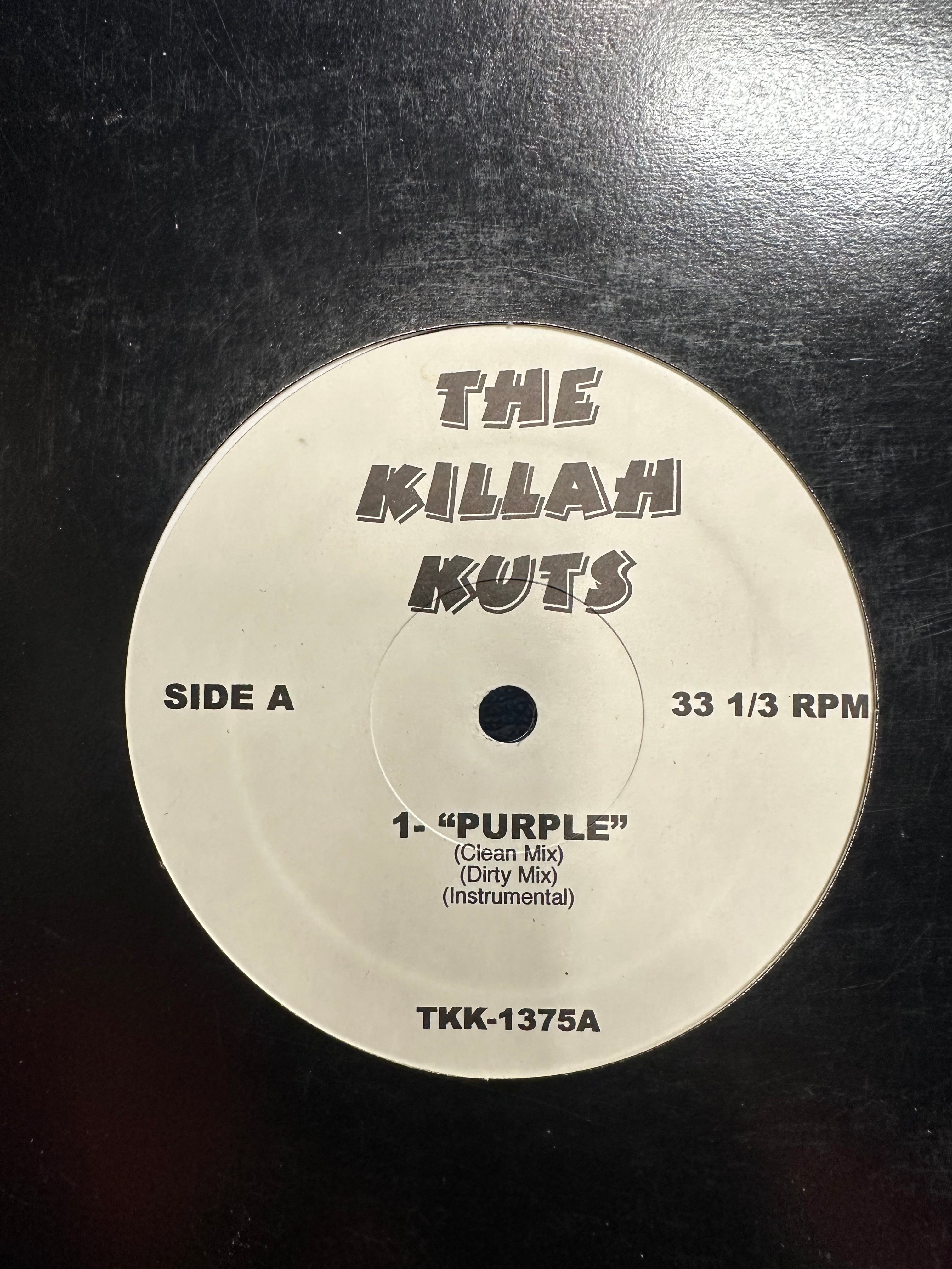 2002 US Hip Hop 12" Vinyl Single - Nas & Caddillac Tah's Purple/It's Caddillac