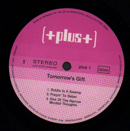 Tomorrow's Gift - Mint Condition 2 LP Record Vinyl Album from 1970 Germany in Progressive Rock Genre